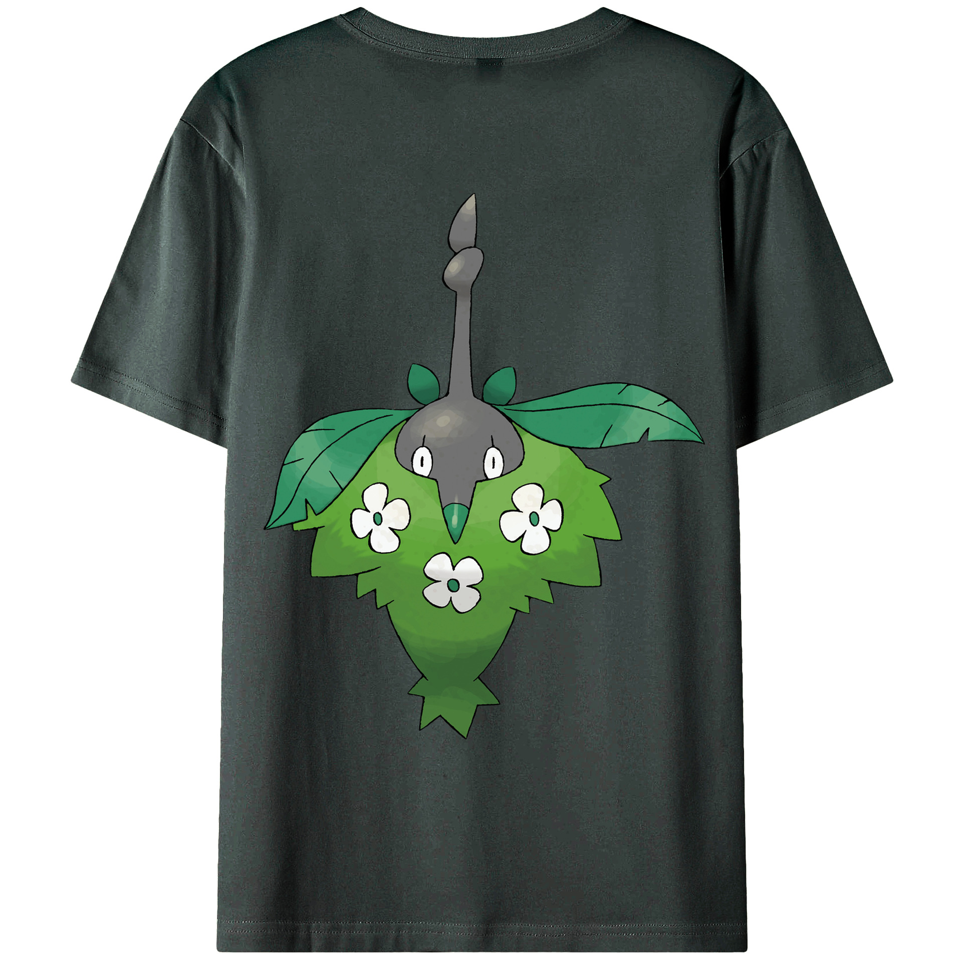 （画像用） ポケットモンスター Pokémon 綿100％ メンズ半袖Tシャツ（バックプリント） 通気性